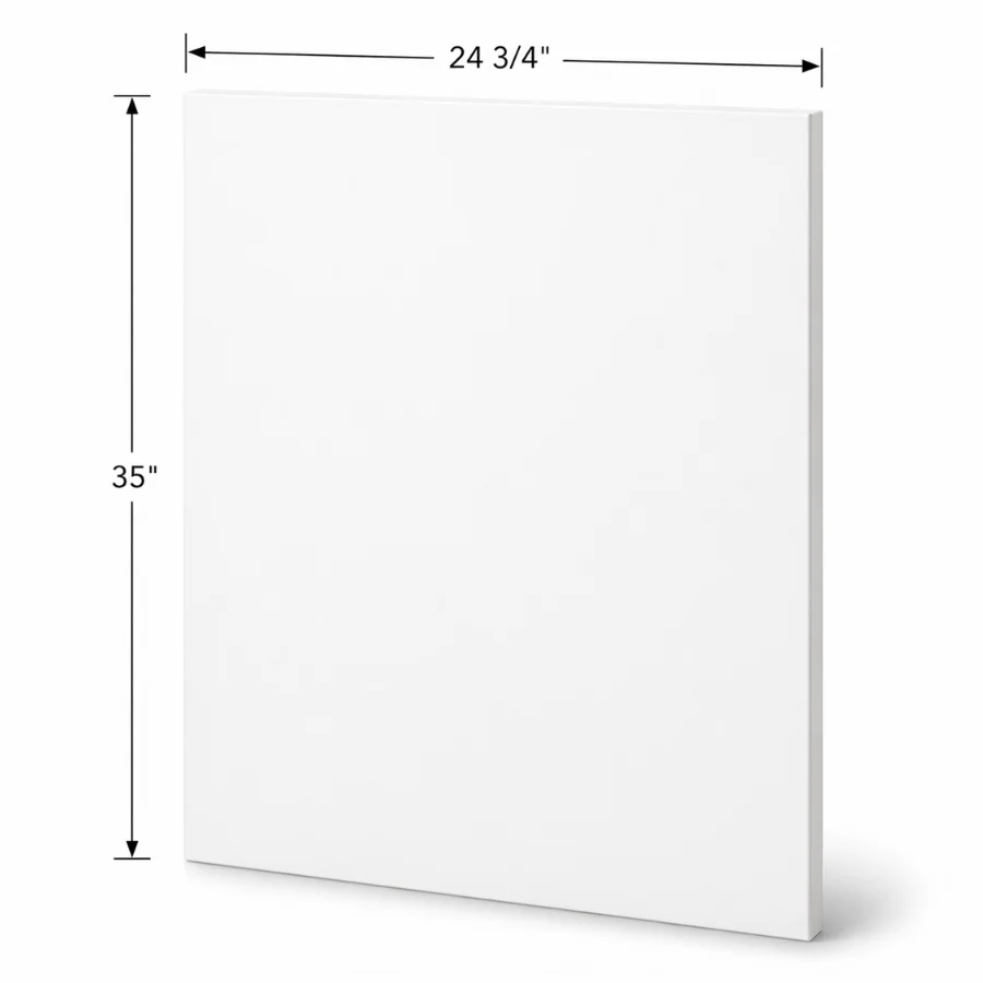 Base Cabinets Finished Side Panel - 24 3/4" Width x 35" High