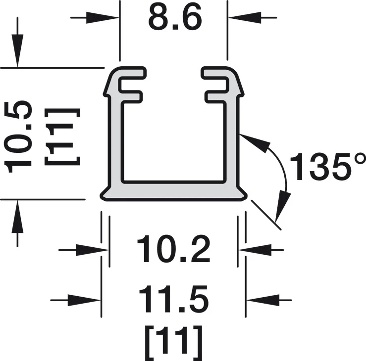 Cabinet Interior Strip Lighting Plastic Profile - Image 4