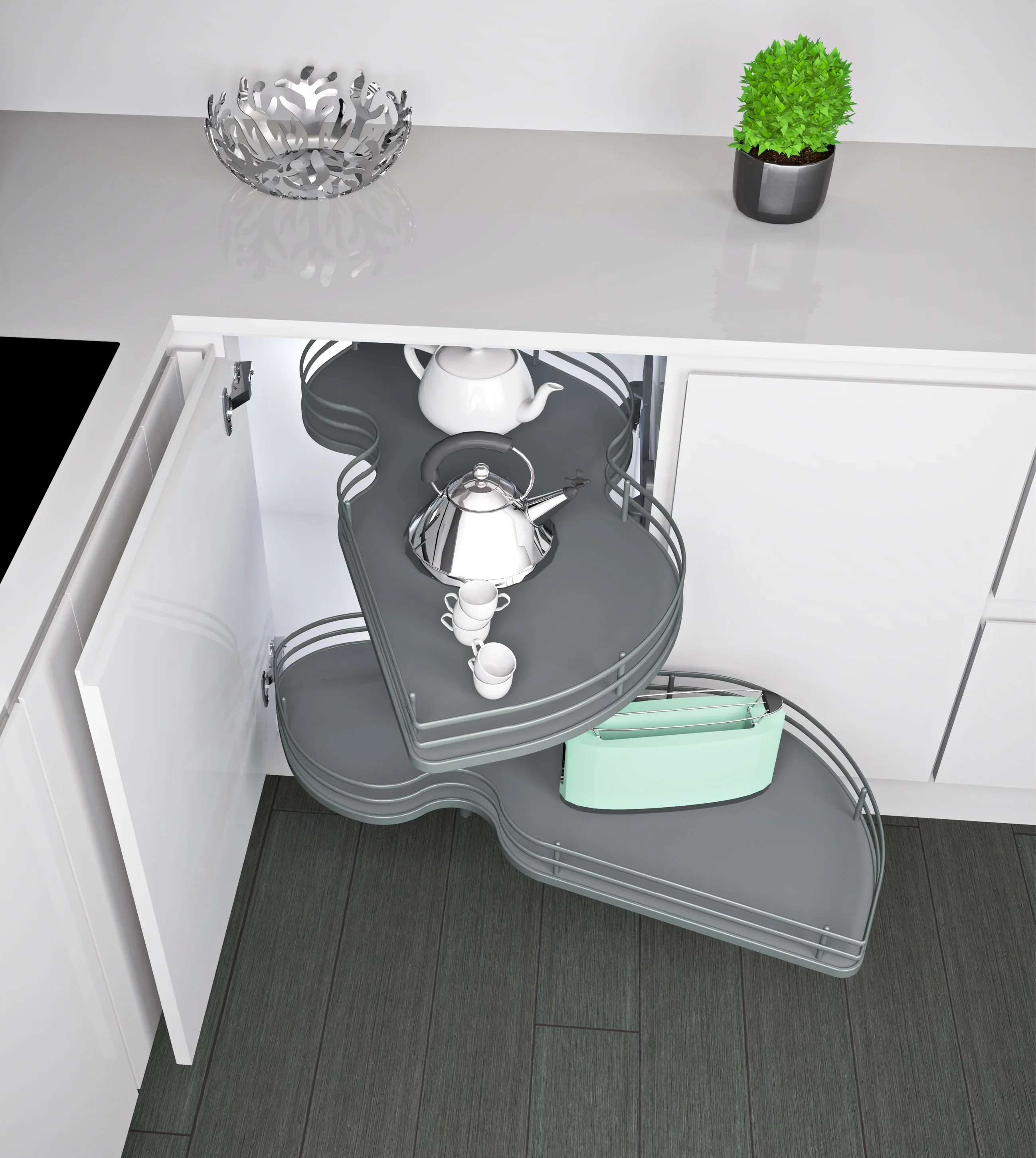 INOXA COMBI Peanut Shape Blind Corner - (XCB) - Image 3