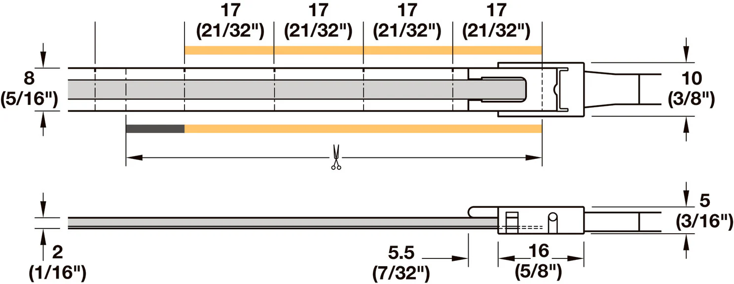 Premium Continuous LED Strip Light - Cabinet Interior, Under Cabinet, Toe Kick - Image 3