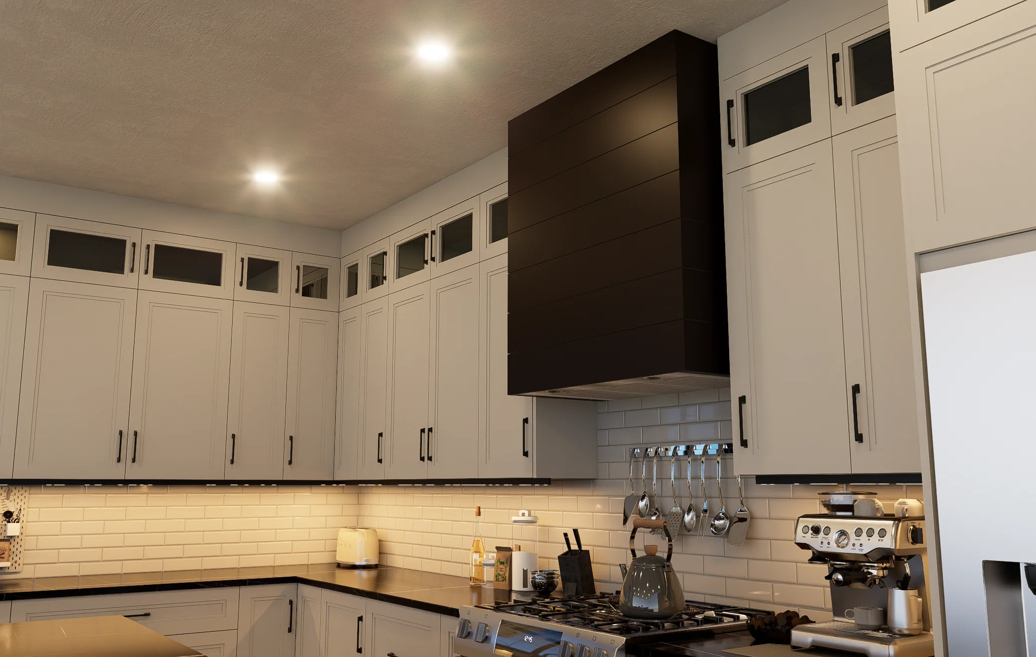 Range Hood Canopy - Design 1 - Painted - Image 3