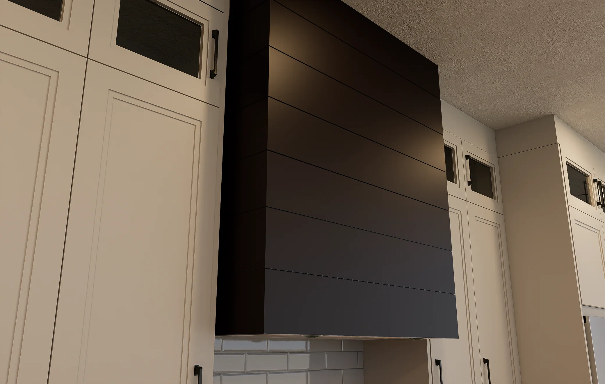 Range Hood Canopy - Design 1 - Painted - Image 4